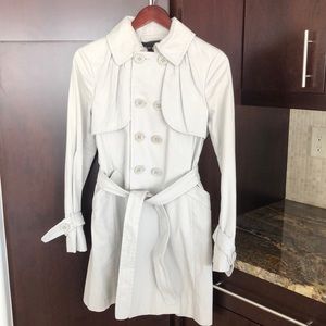 BCBGmaxazria light blue trench coat